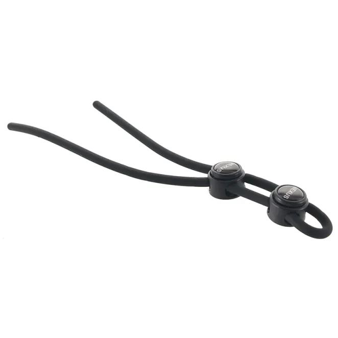 Nexus Forge Adjustable Silicone Cock and Ball Lasso Ring Black