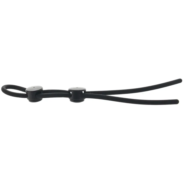 Nexus Forge Adjustable Silicone Cock and Ball Lasso Ring Black Nexus Forge Adjustable Silicone Cock and Ball Lasso Ring Black