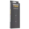 Nexus Forge Adjustable Silicone Cock and Ball Lasso Ring Black Nexus Forge Adjustable Silicone Cock and Ball Lasso Ring Black