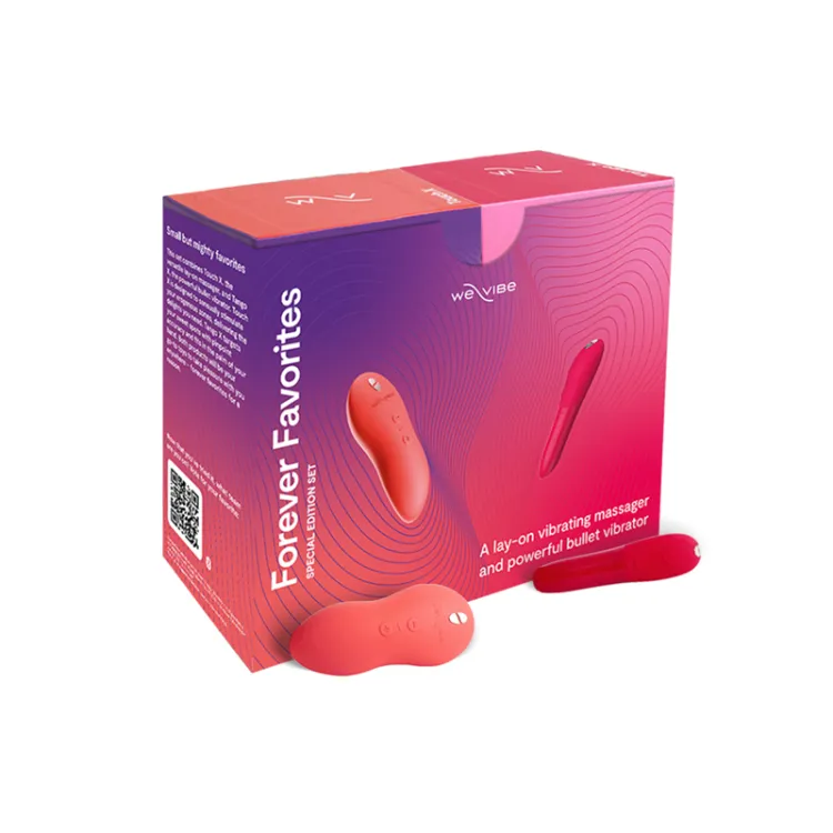 We-Vibe Forever Favorites Set (Tango X & Touch X) Red/Coral We-Vibe Forever Favorites Set (Tango X & Touch X) Red/Coral