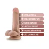 6.5 in. Realistic Dildo with Balls Beige 6.5 in. Realistic Dildo with Balls Beige