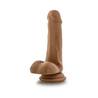 6.5 in. Realistic Dildo with Balls Tan