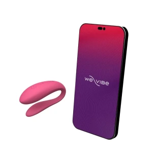 We-Vibe Sync Lite App Controlled Rechargeable Couple's Vibrator Pink