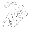 We-Vibe Sync Lite App-Controlled Couples Vibrator Aqua