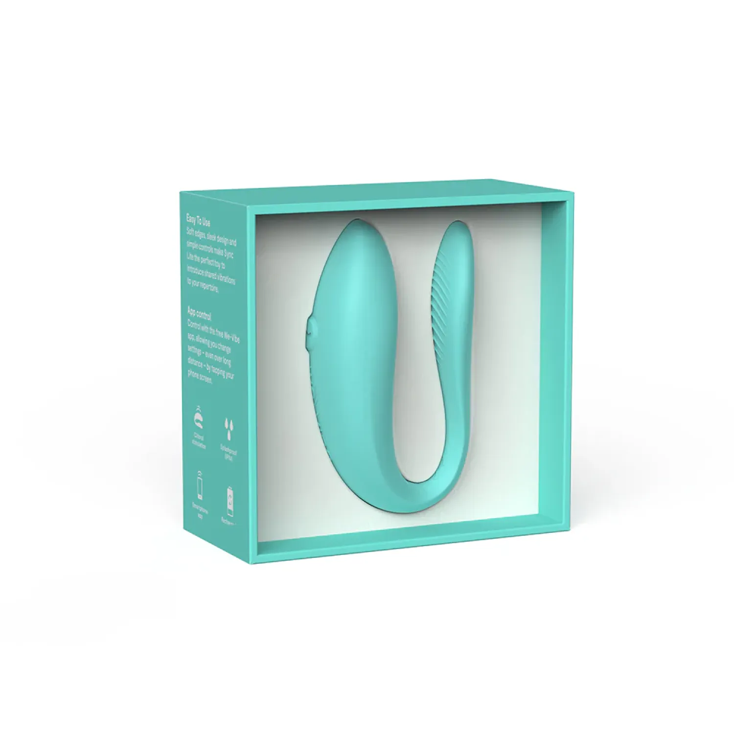 We-Vibe Sync Lite App-Controlled Couples Vibrator Aqua