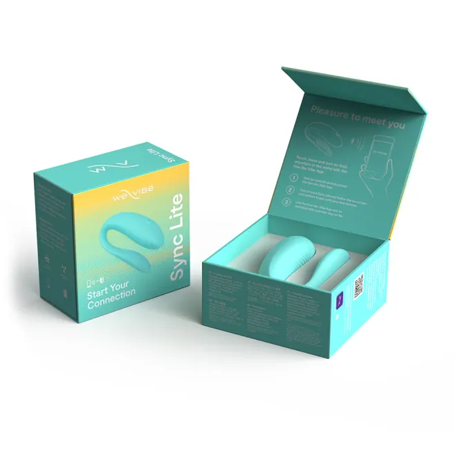 We-Vibe Sync Lite App-Controlled Couples Vibrator Aqua