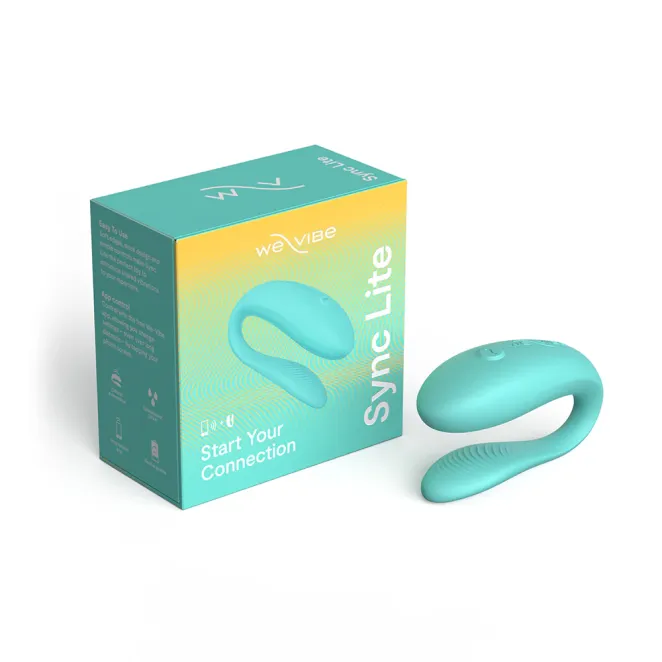 We-Vibe Sync Lite App-Controlled Couples Vibrator Aqua