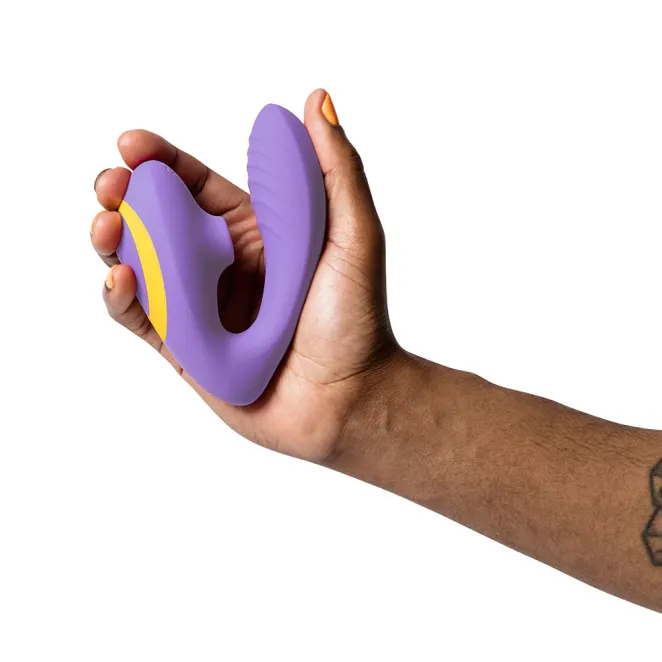 ROMP Reverb Pleasure Air & G-Spot Rabbit Vibrator Purple