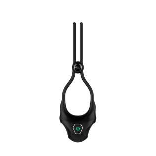 Nexus Forge Adjustable Vibrating Cock Ring Black