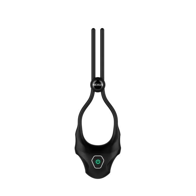 Nexus Forge Adjustable Vibrating Cock Ring Black