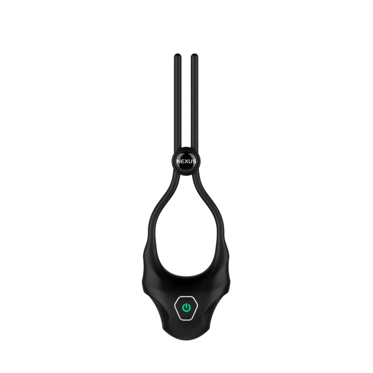 Nexus Forge Adjustable Vibrating Cock Ring Black