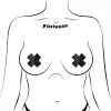 Pastease Petites Crosses Pasties Black (86969) by Pastease | Pasties | SlipDix.com Pastease Petites Crosses Pasties Black (86969) | SlipDix.com