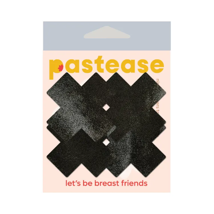Pastease Petites Crosses Pasties Black (86969) by Pastease | Pasties | SlipDix.com Pastease Petites Crosses Pasties Black (86969) | SlipDix.com