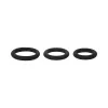 Selopa 3 Ring Circus Cock Ring Set Silicone Black Selopa 3 Ring Circus Cock Ring Set Silicone Black