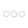 Selopa Erection Rings Cock Ring Set 3-Pc Clear Selopa Erection Rings Cock Ring Set 3-Pc Clear
