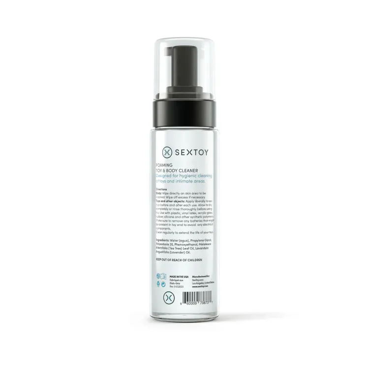 SexToy Body & Toy Foaming Cleaner 7.5 oz. (87442) by CNV | Sex Toy Cleaners | SlipDix.com SexToy Body & Toy Foaming Cleaner 7.5 oz. (87442) | SlipDix.com