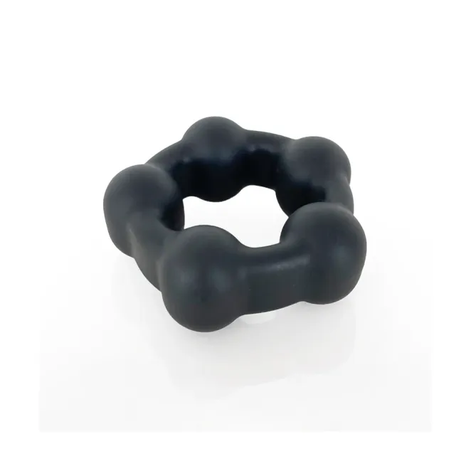 Liquid Silicone Cock Ring with Steel Motion Balls