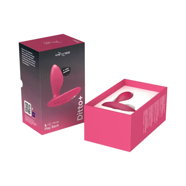 Anal We-Vibe Ditto+ App-Controlled Silicone Vibrating Butt Plug Anal We-Vibe Ditto+ App-Controlled Silicone Vibrating Butt Plug