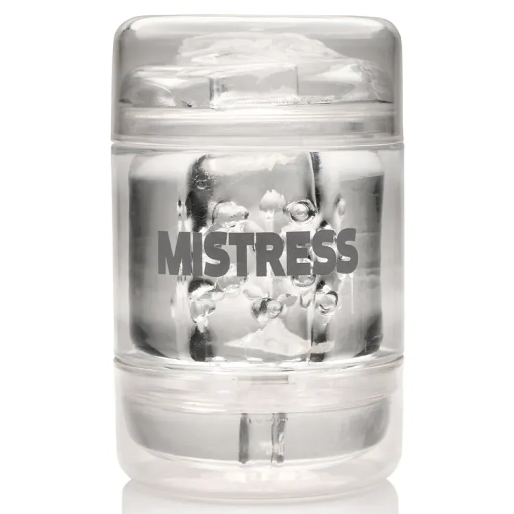 Mistress Double Shot Clear Pussy & Ass Mini Masturbator Mistress Double Shot Clear Pussy & Ass Mini Masturbator