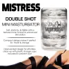 Mistress Double Shot Clear Pussy & Ass Mini Masturbator Mistress Double Shot Clear Pussy & Ass Mini Masturbator