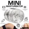 Mistress Double Shot Clear Pussy & Ass Mini Masturbator Mistress Double Shot Clear Pussy & Ass Mini Masturbator