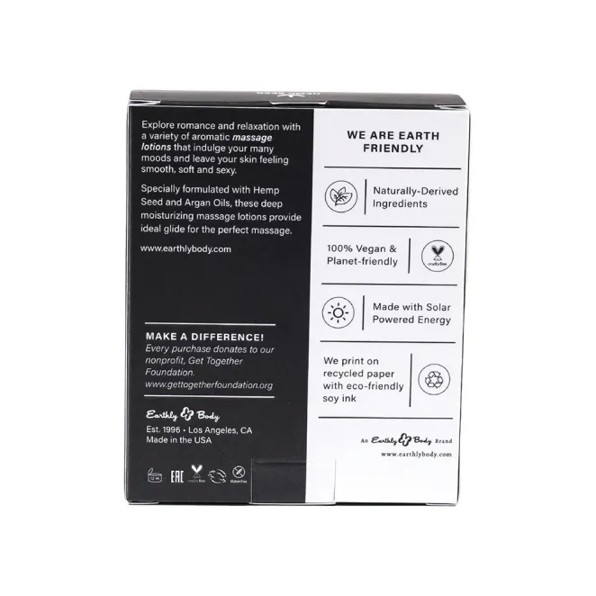 Earthly Body Massage-a-trois Edible Massage Lotion 3-Piece Gift Set Box 2 oz. (87887) | SlipDix.com