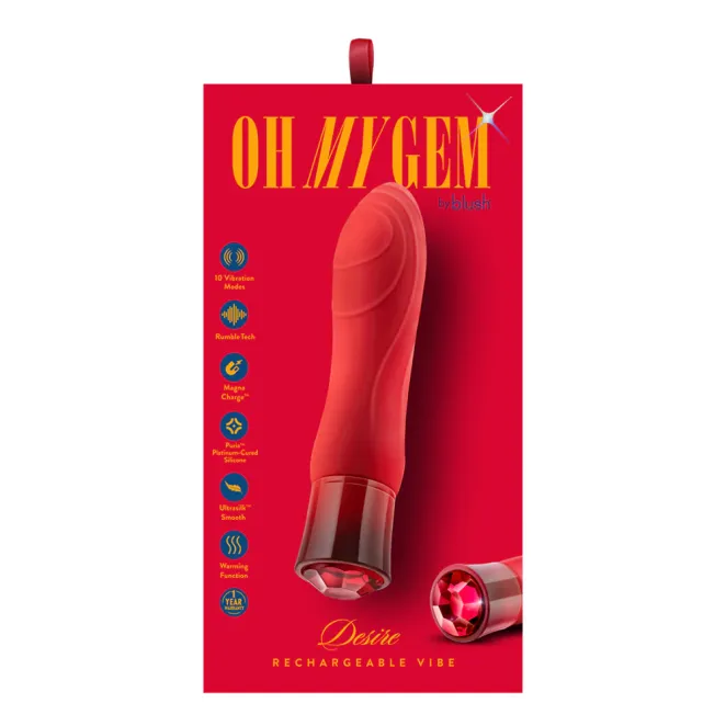 Desire Warming G-Spot Vibrator Ruby