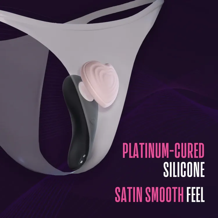 Temptasia Heartbeat Panty Vibe with Remote Pink Temptasia Heartbeat Panty Vibe with Remote Pink
