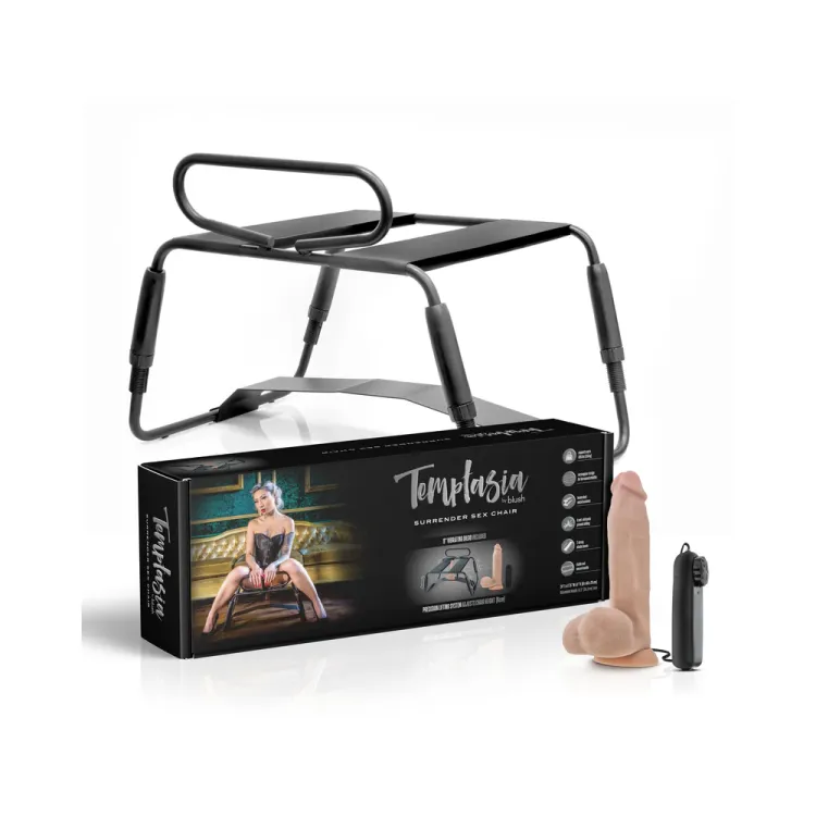 Temptasia Surrender Sex Chair Black (88037) by Blush | Sex Furniture & Position Assistants | SlipDix.com Temptasia Surrender Sex Chair Black (88037) | SlipDix.com