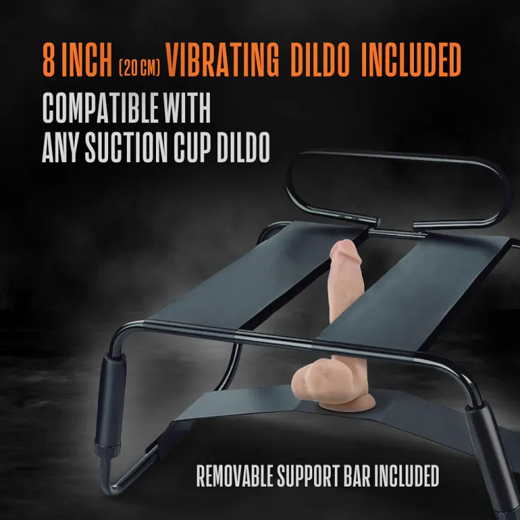 Temptasia Surrender Sex Chair Black (88037) by Blush | Sex Furniture & Position Assistants | SlipDix.com Temptasia Surrender Sex Chair Black (88037) | SlipDix.com