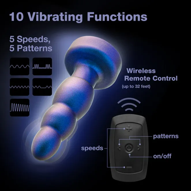 Anal Matrix Kinetik Vibrating Butt Plug with Remote