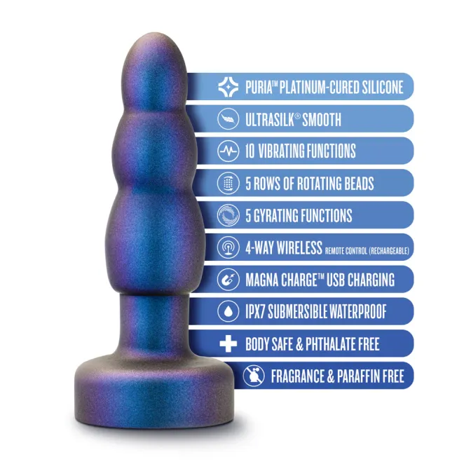 Anal Matrix Kinetik Vibrating Butt Plug with Remote