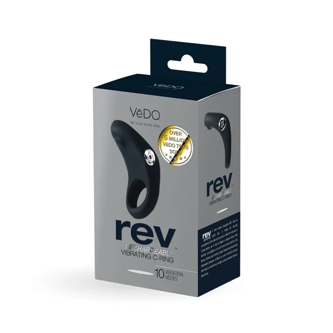 VeDO Rev Vibrating Cock Ring Black
