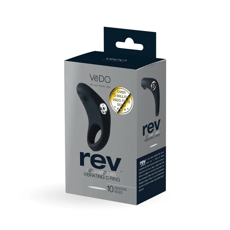 VeDO Rev Vibrating Cock Ring Black VeDO Rev Vibrating Cock Ring Black