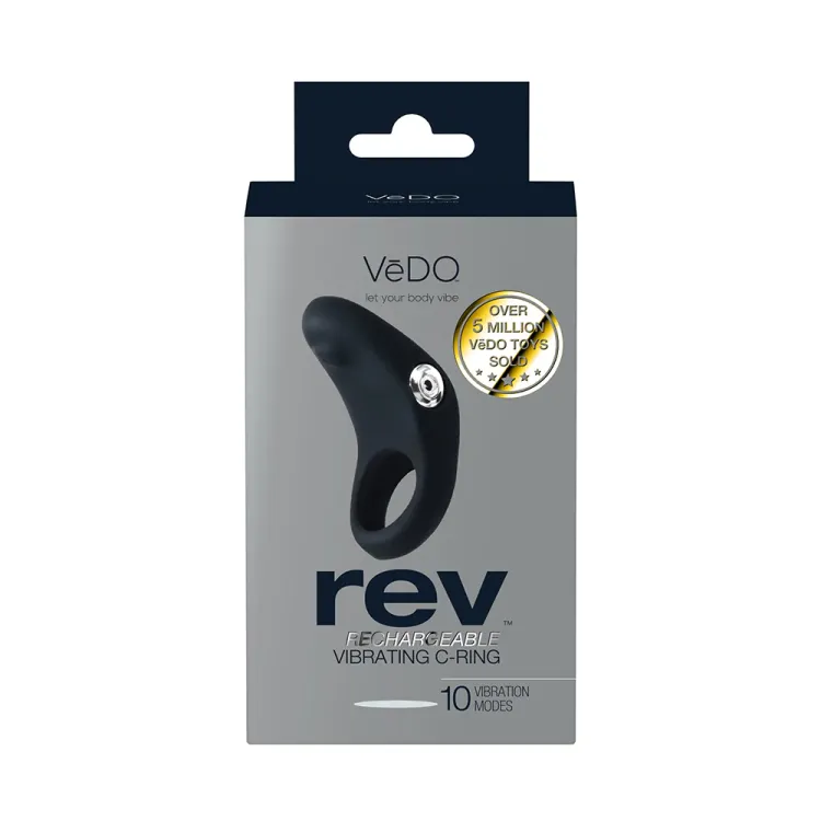 VeDO Rev Vibrating Cock Ring Black VeDO Rev Vibrating Cock Ring Black