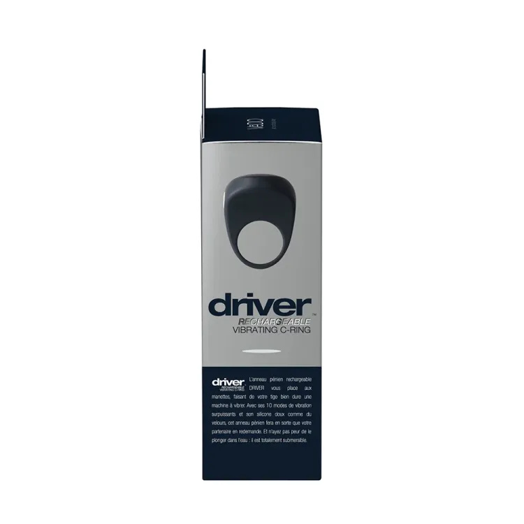 VeDO Driver Rechargeable Vibrating Cock Ring Black VeDO Driver Rechargeable Vibrating Cock Ring Black