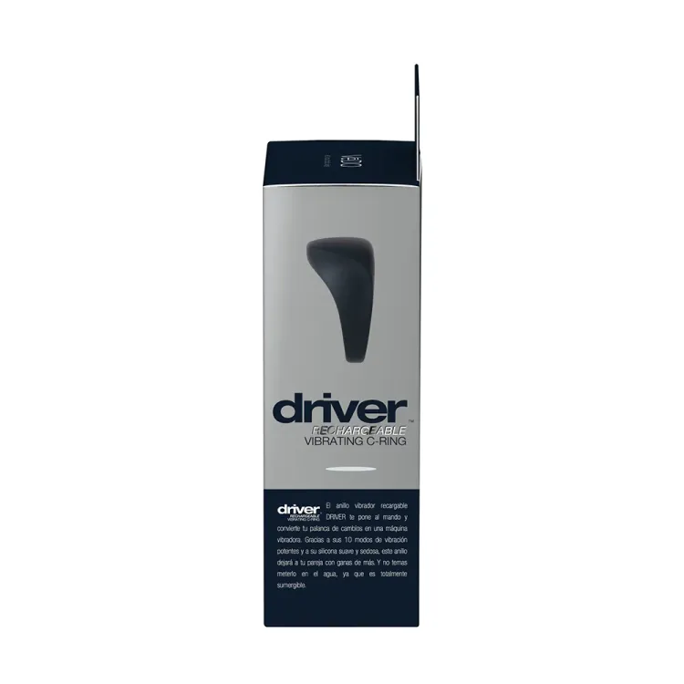 VeDO Driver Rechargeable Vibrating Cock Ring Black VeDO Driver Rechargeable Vibrating Cock Ring Black