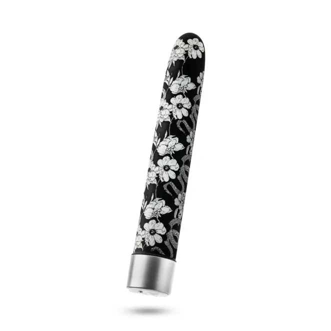 The Collection Eden 7 in. Slimline Vibrator Black