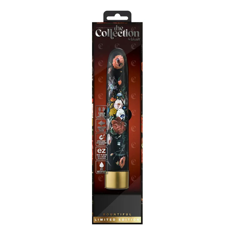 The Collection Bountiful 7 in. Slimline Vibrator Flora The Collection Bountiful 7 in. Slimline Vibrator Flora