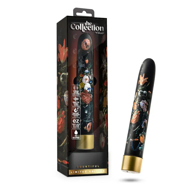 The Collection Bountiful 7 in. Slimline Vibrator Flora