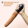 10.5 in. Thrusting Gyrating Vibrating Dildo Tan 10.5 in. Thrusting Gyrating Vibrating Dildo Tan
