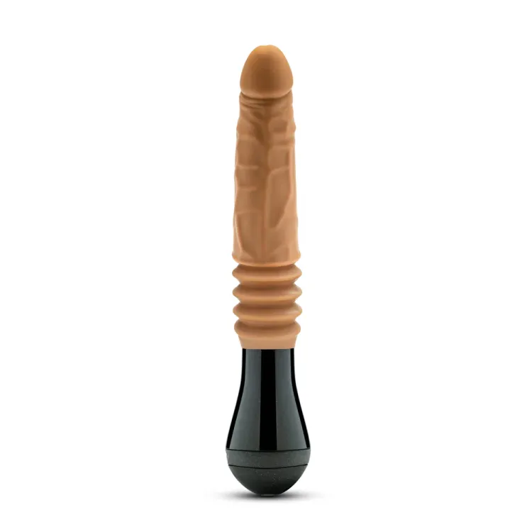 10.5 in. Thrusting Gyrating Vibrating Dildo Tan 10.5 in. Thrusting Gyrating Vibrating Dildo Tan
