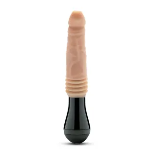 10.5 in. Thrusting Gyrating Vibrating Dildo Beige