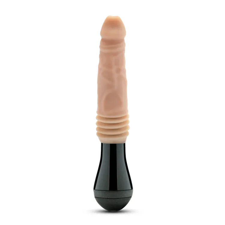 10.5 in. Thrusting Gyrating Vibrating Dildo Beige 10.5 in. Thrusting Gyrating Vibrating Dildo Beige