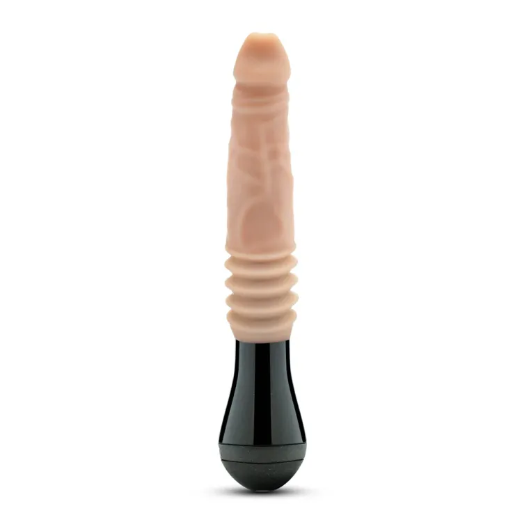 10.5 in. Thrusting Gyrating Vibrating Dildo Beige 10.5 in. Thrusting Gyrating Vibrating Dildo Beige