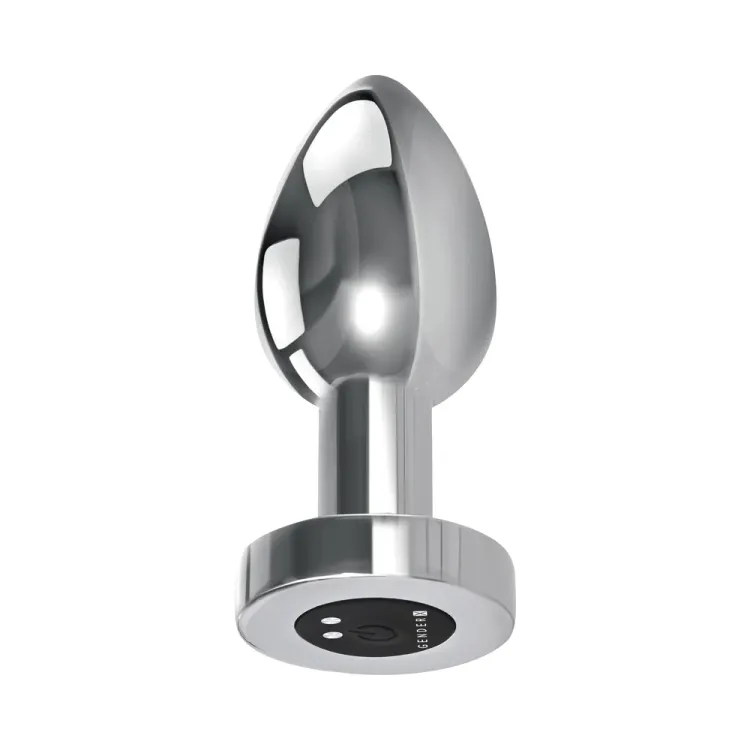 Anal Metal Plug XL Vibrating Butt Plug