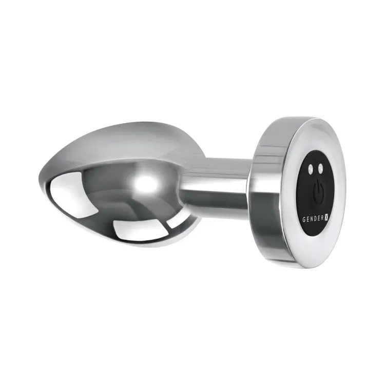 Anal Metal Plug XL Vibrating Butt Plug