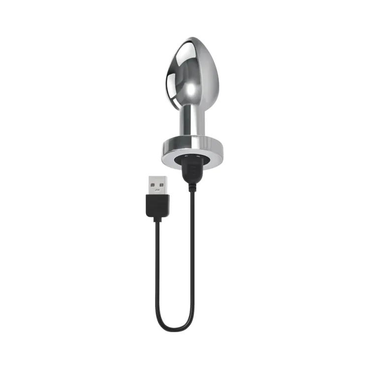 Anal Metal Plug XL Vibrating Butt Plug