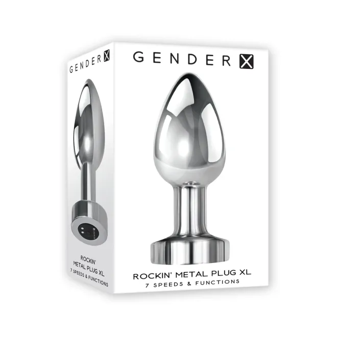 Anal Metal Plug XL Vibrating Butt Plug