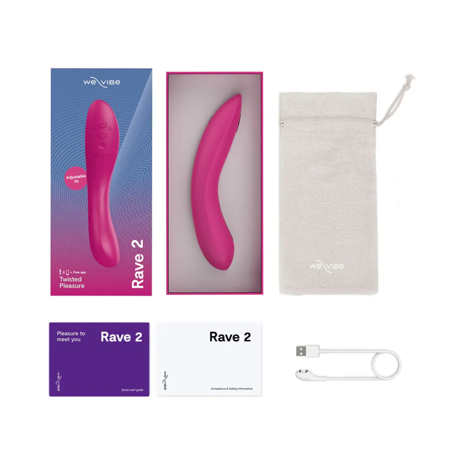 We-Vibe Rave 2 App-Controlled G-Spot Vibrator